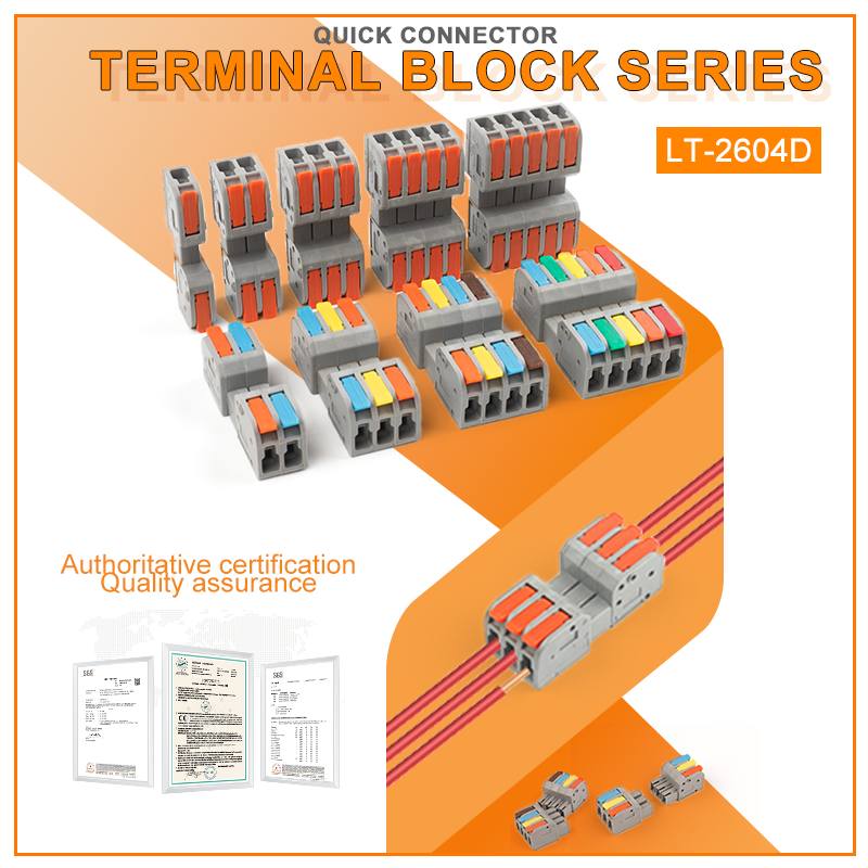 Push Fit Connector - 5 szt. DF-2604D Mini Złącze Szybkozłączne