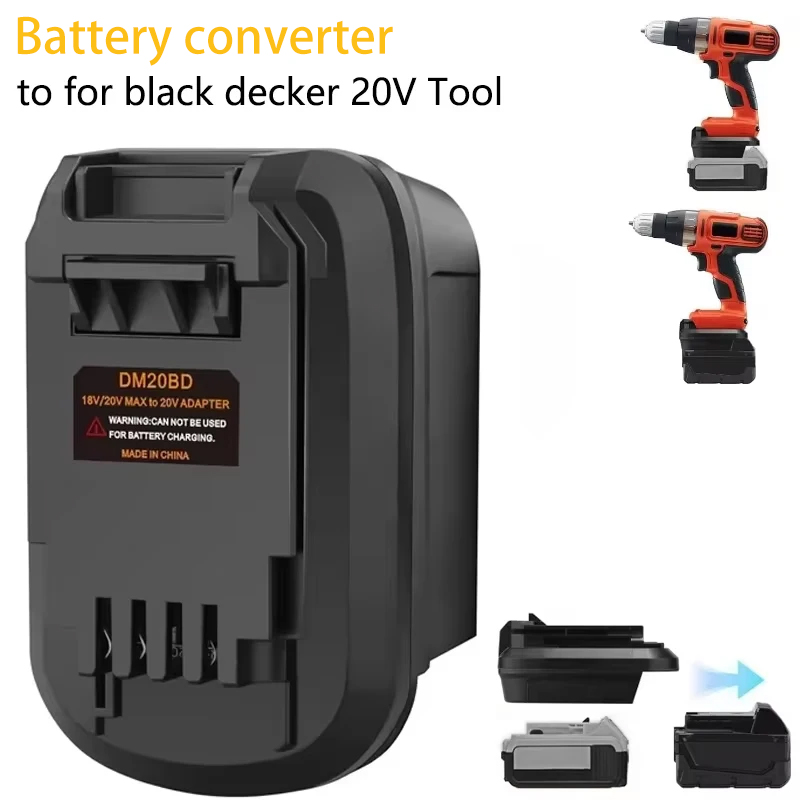 Black+Decker Tool Cordless - Adapter do narzędzi Black Decker, umożliwiający