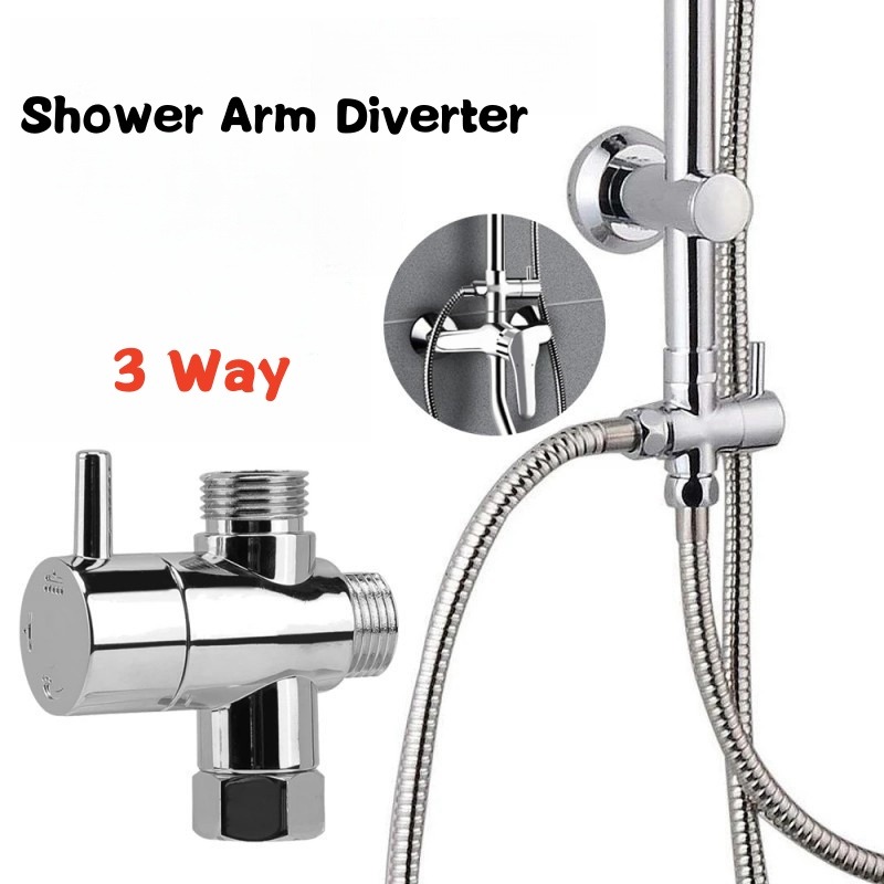 Shower Valve Cartridge - Mosiądz Metalowa 3-drożna głowica prysznicowa Zawór