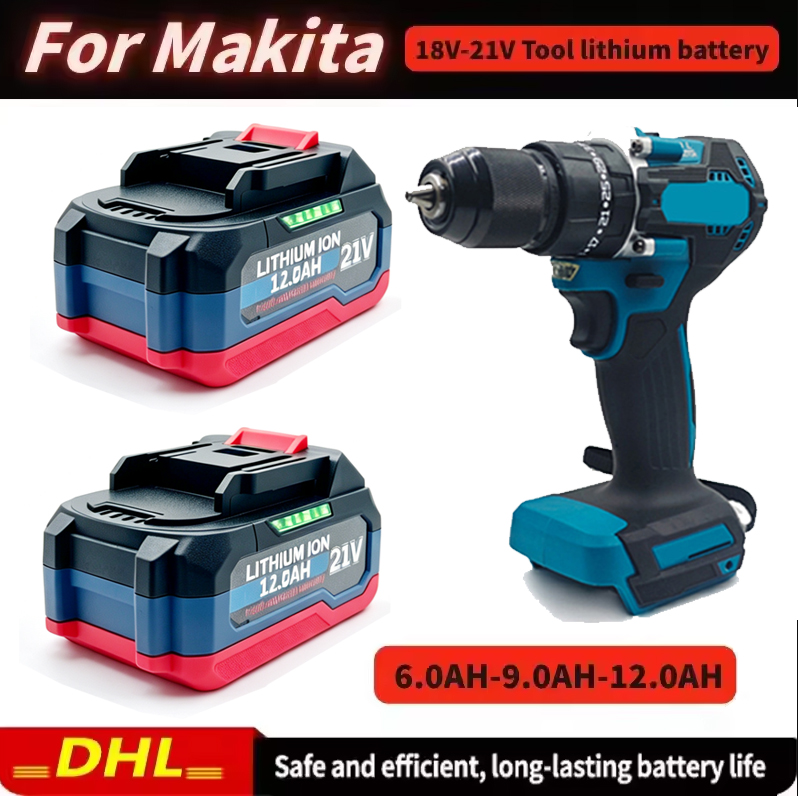 Makita Drill Ddf484 - Akumulator litowy 18V 21V 12.0Ah do