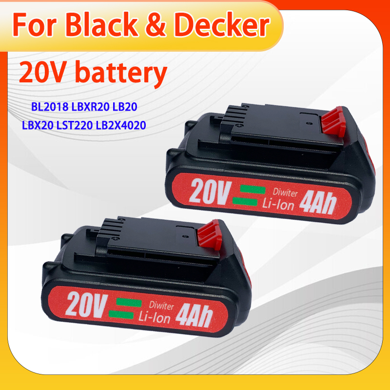 Black+Decker Tool Cordless - Akumulator litowy 20V 3.0Ah/4.0Ah do Black