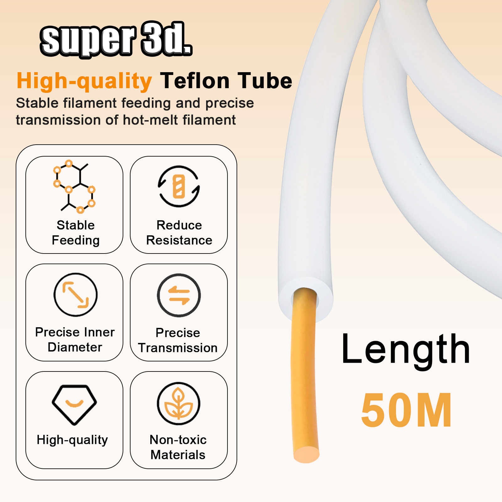 Rurka teflonowa P2S do drukark – Ptfe Tape Thread recenzja i cena