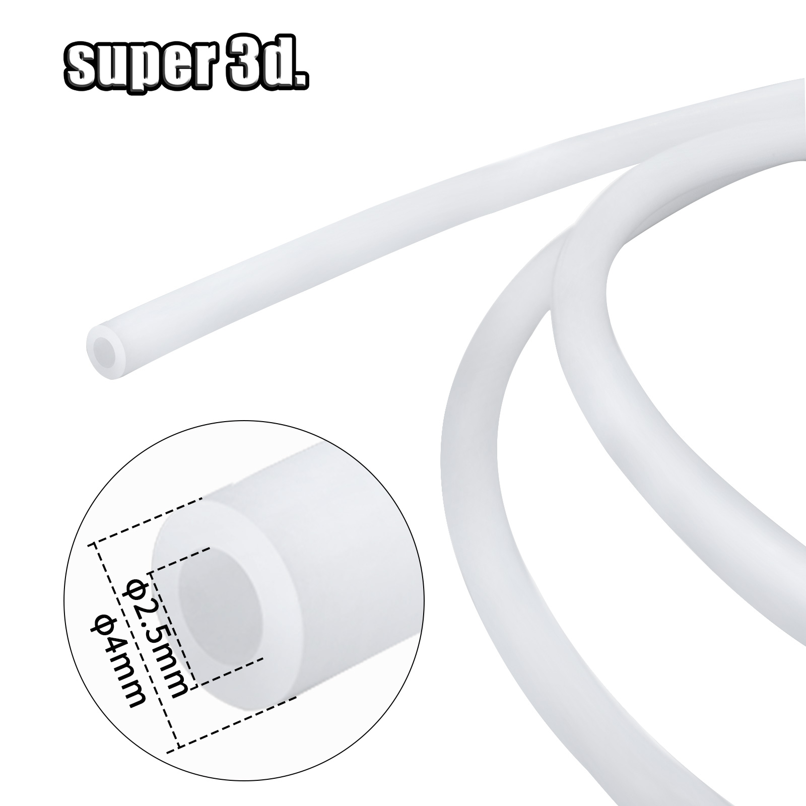 Rurka PTFE do drukarki 3D 2.5m – Ptfe Tape Thread recenzja i cena