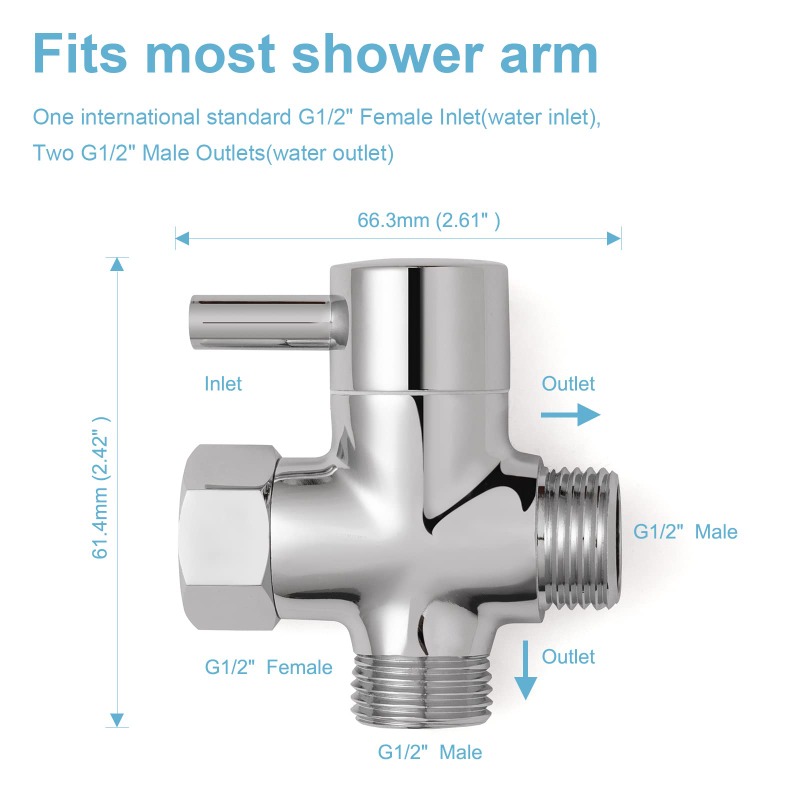 Mosiądz Metalowa 3-drożna głow – Shower Valve Cartridge recenzja i cena