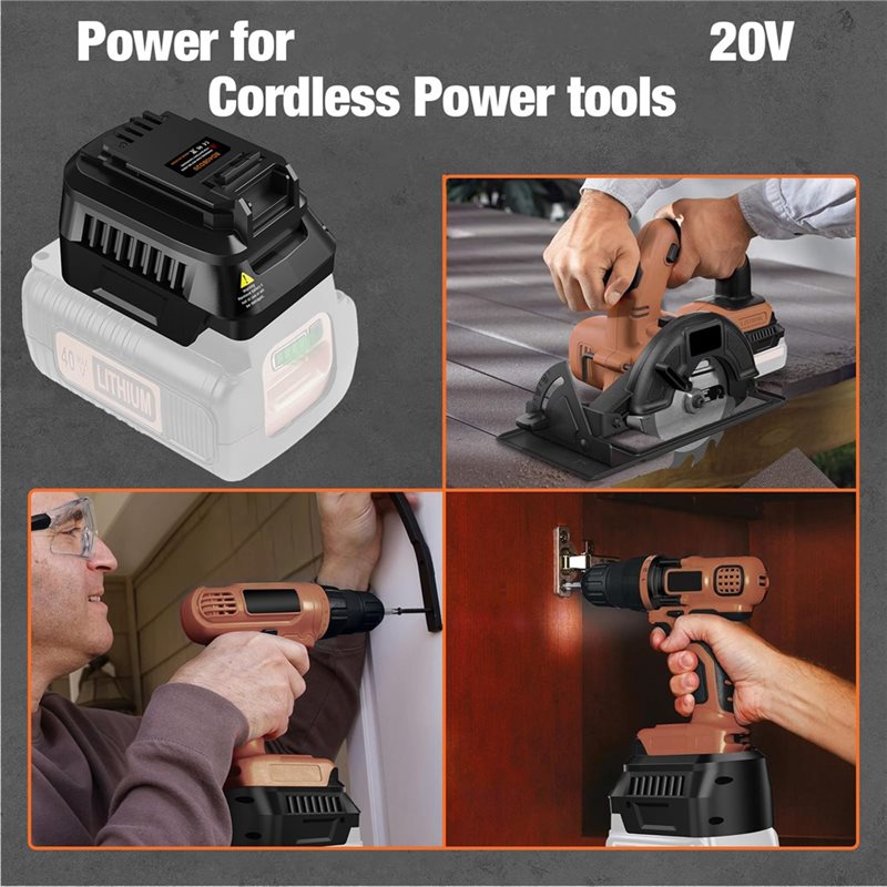【RECOMENDAR】Adapter baterii 40 – Black+Decker Tool Cordless recenzja i cena