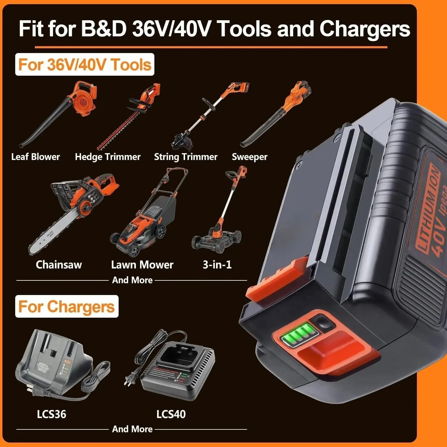 Akumulator litowo-jonowy 40V 4 – Black+Decker Tool Cordless recenzja i cena